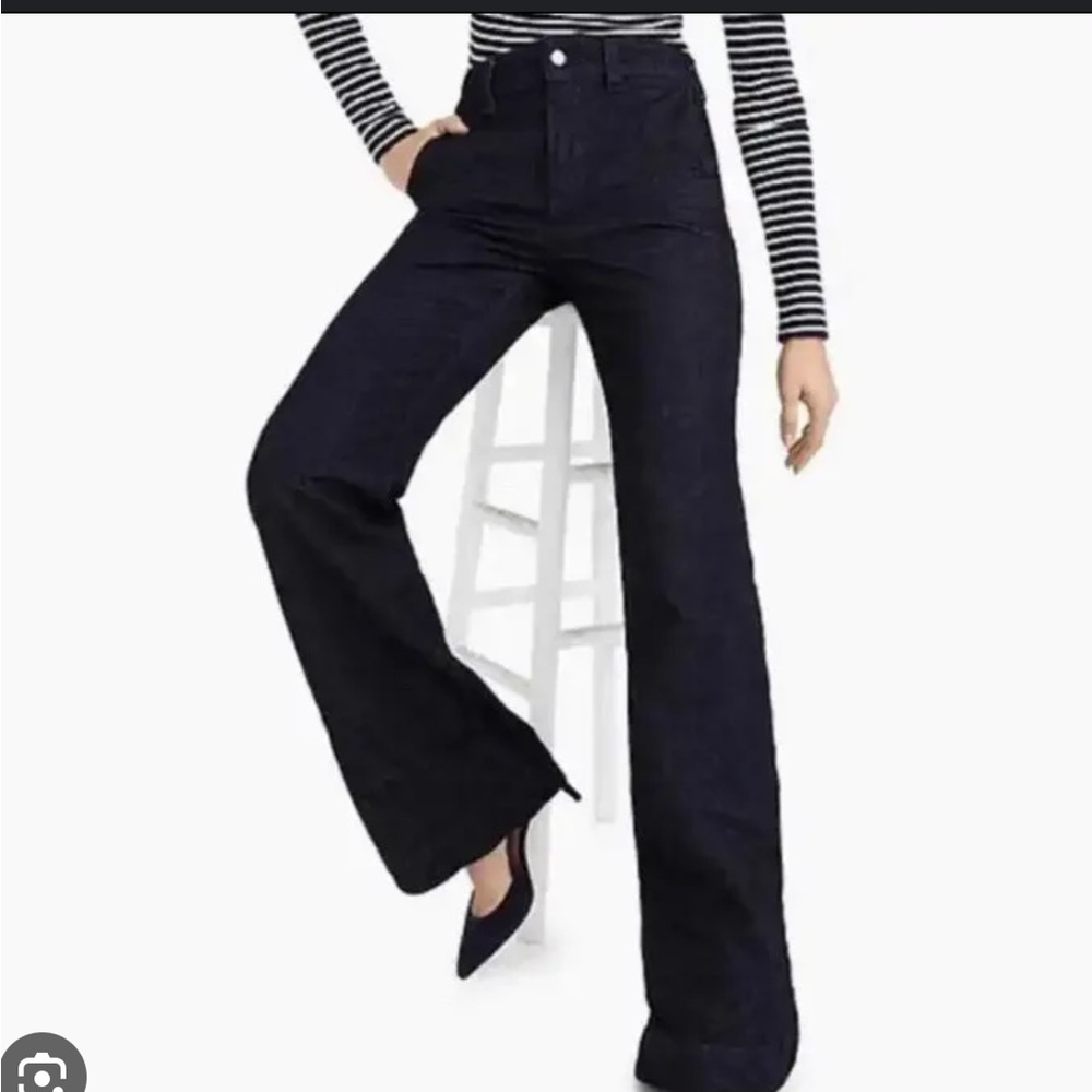 Jcrew classic flare Jean dark rinse